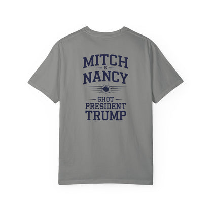 "Mitch & Nancy Shot President Trump", Unisex T-shirt