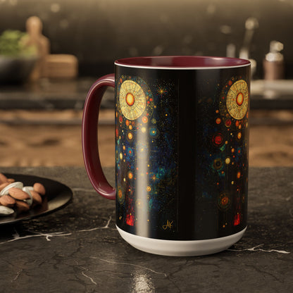 "Ancient Connection to God", Colorful Mugs (11oz, 15oz)