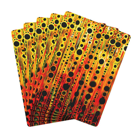 "Protected Under Divine Love's Light" (Cropped), Fine Art Playing Cards