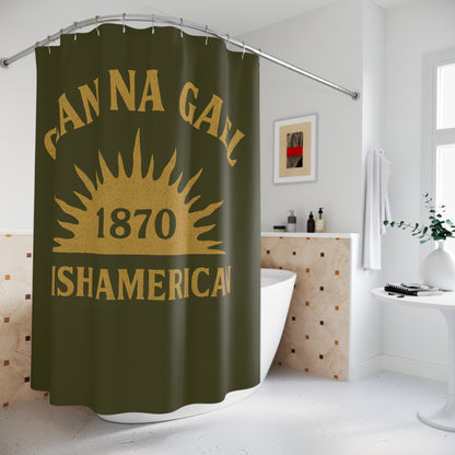 "Clan na Gael - Irish American", Shower Curtains (Fianna Green)