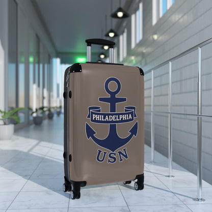 "USN Anchor", Suitcase (Tattletail Brown)