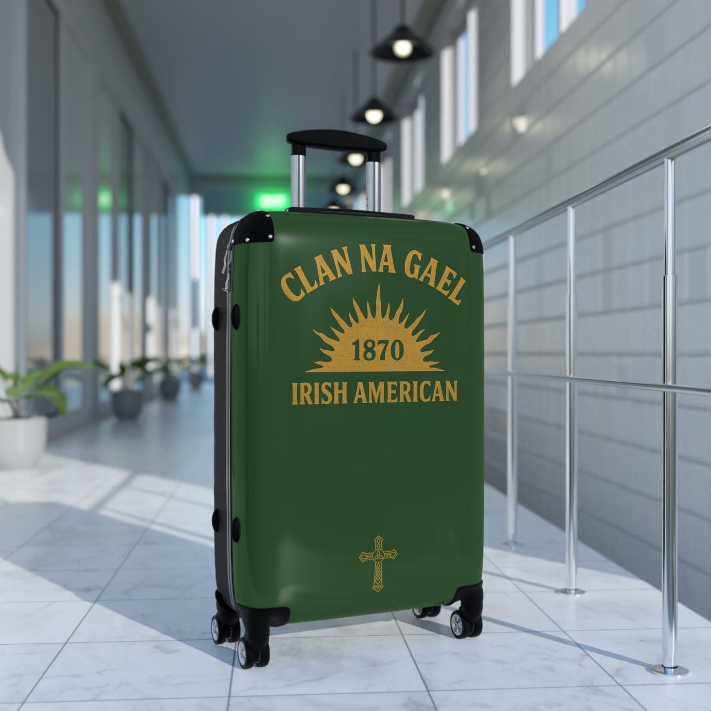 "Clan na Gael - Irish American", Suitcase (Brithemain Green)