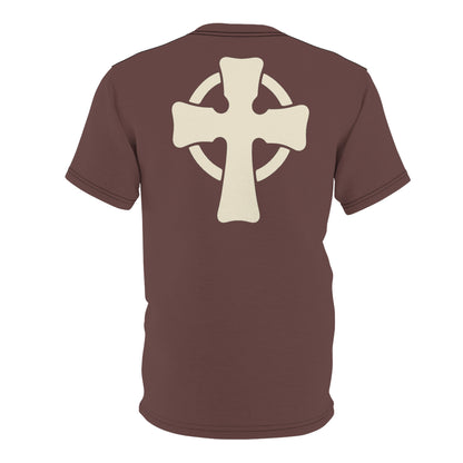 "Retro Jesus", Unisex T-shirt (Rose Ebony)