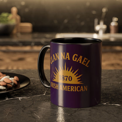 "Clan na Gael - Irish American", Colorful Mugs (11oz, 15oz) (3B0A4F)