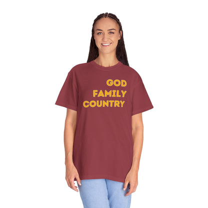 "God Family Country", Unisex T-shirt