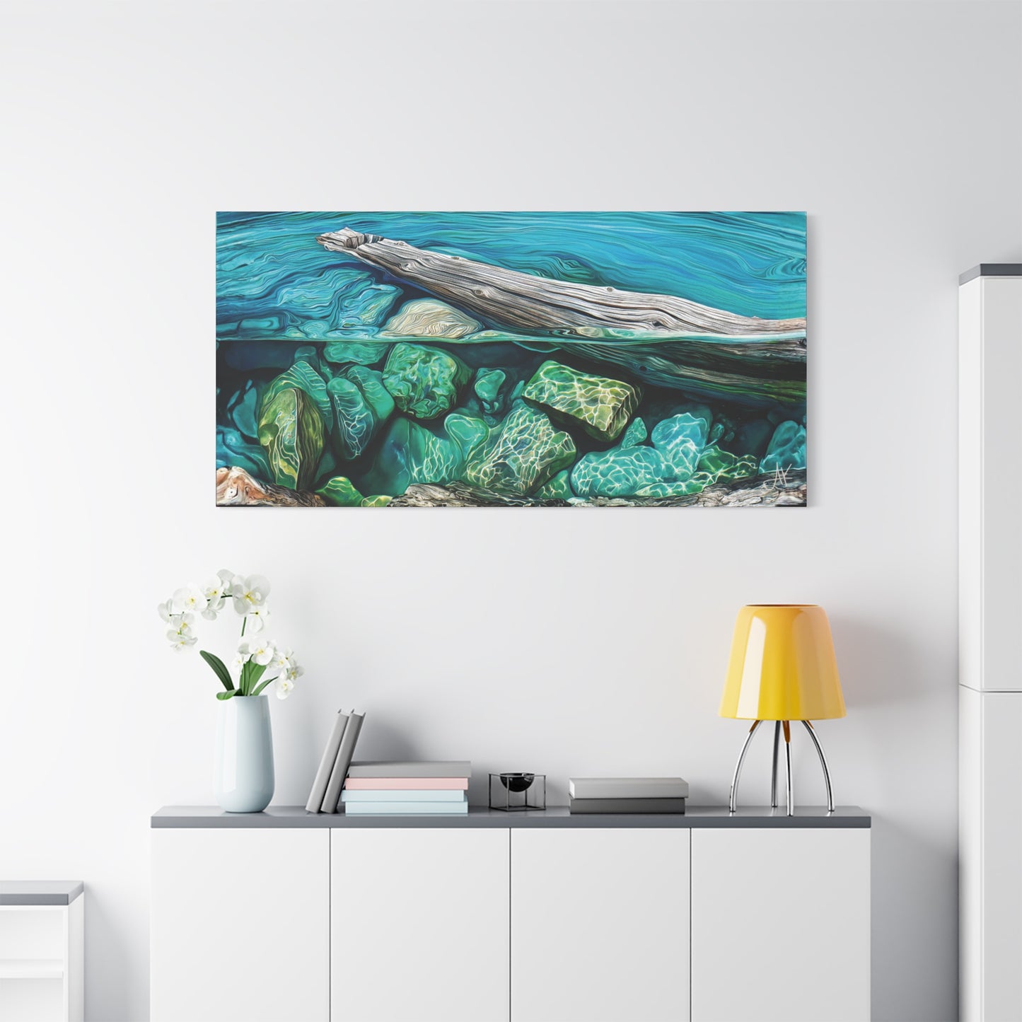 "Underkeel – Stones of the Western Sea", Fine Art Matte Canvas, Stretched, 1.25"