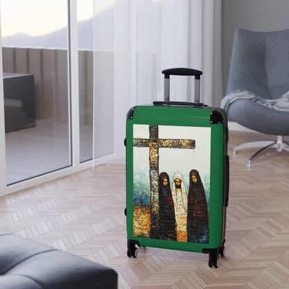 "At-the-Foot of the Cross - John 19:25", Suitcases (Dark Green)