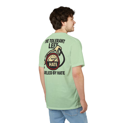 "The Tolerant Left", Unisex T-shirt (Soft Lime Green)