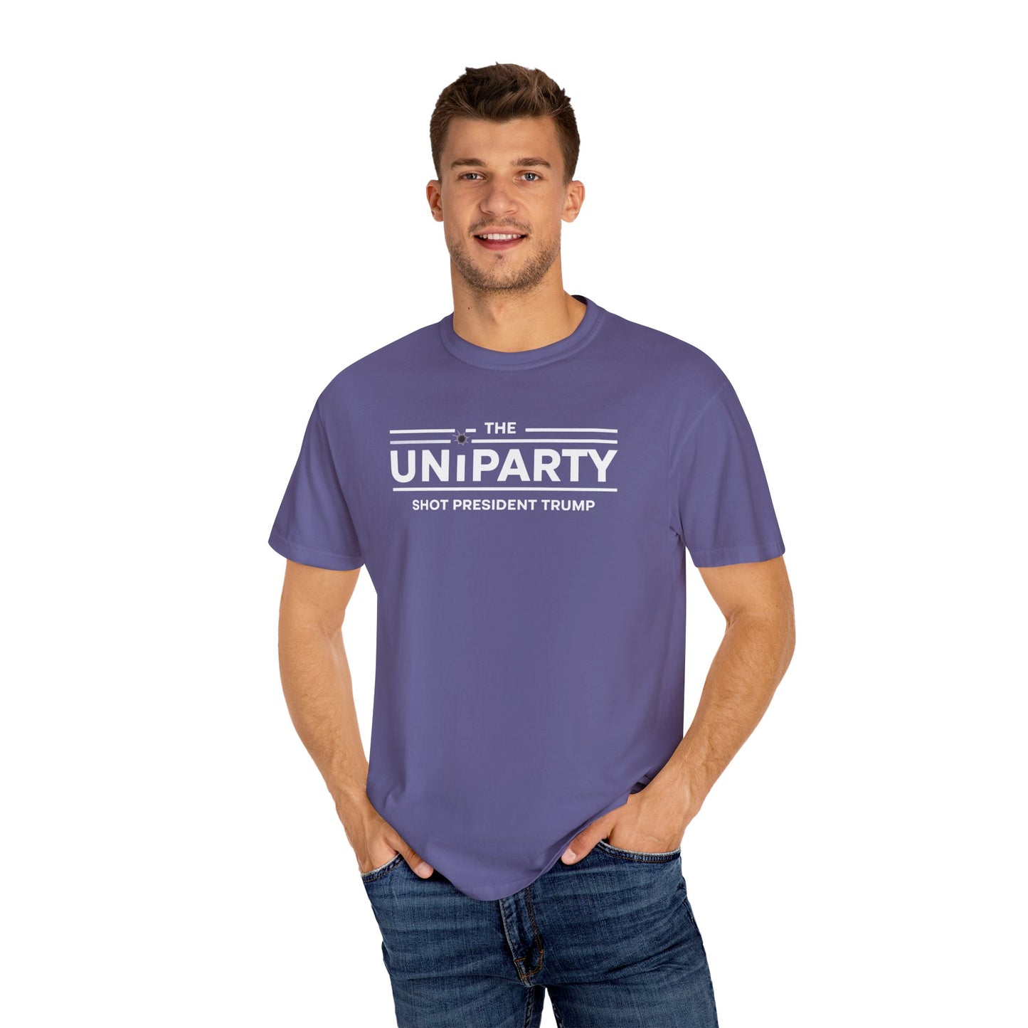 "The Uniparty Shot President Trump" #03, Unisex T-shirt