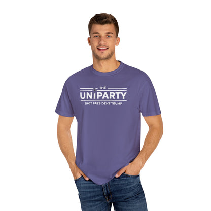 "The Uniparty Shot President Trump" #03, Unisex T-shirt