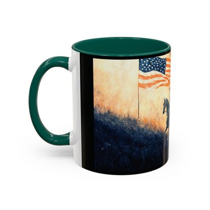 "Liberty under God", Colorful Mugs (11oz, 15oz)
