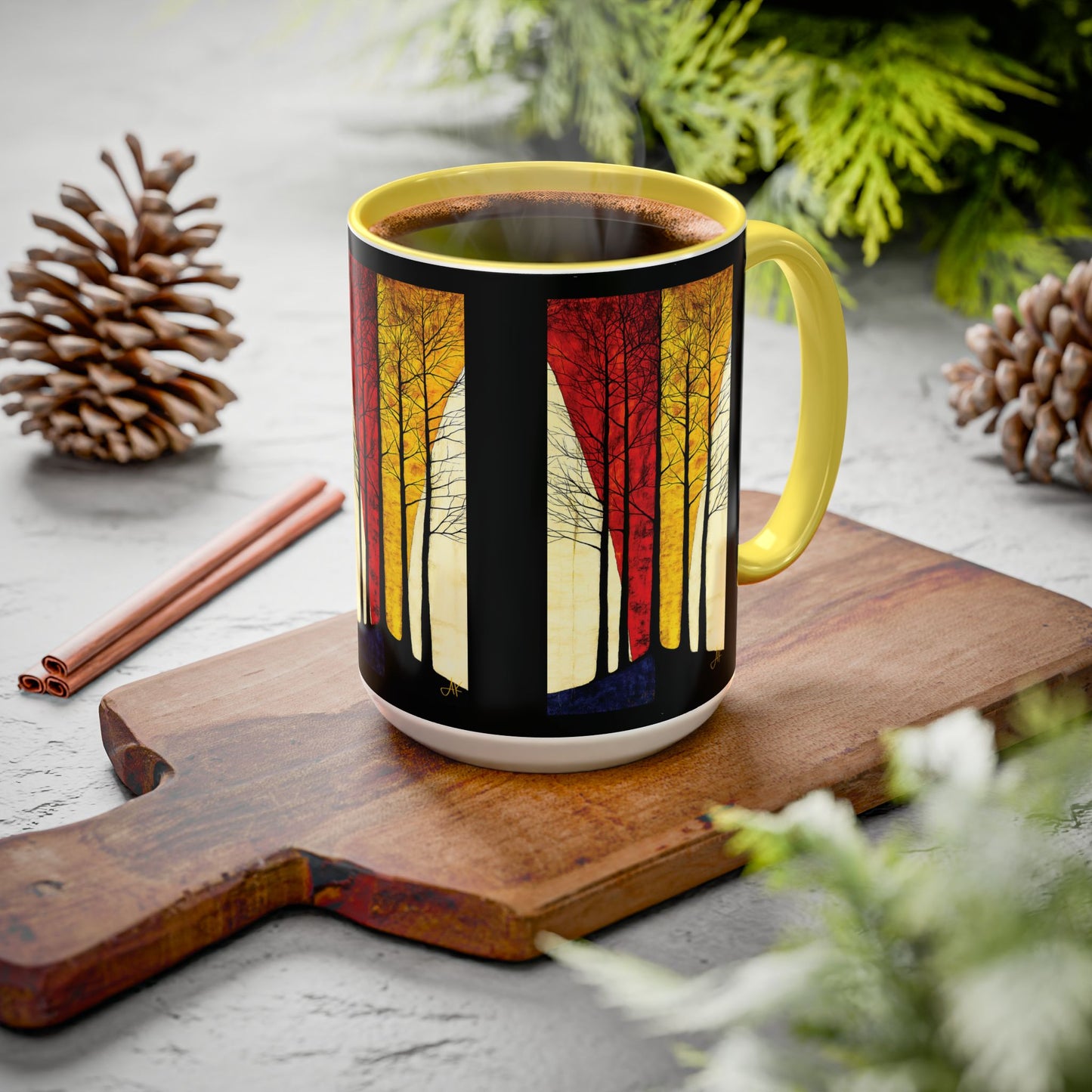 "Go Out in Joy" Isaiah 55:12 (NIV)", Colorful Mugs (11oz & 15oz)
