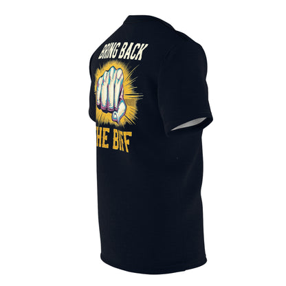 "Bring Back The Biff", Unisex T-shirt (Blackstone Blue)