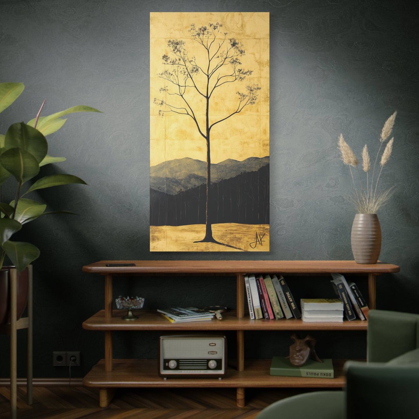 "Marker Tree of the Free Man", Fine Art Matte Canvas, Stretched, 1.25"