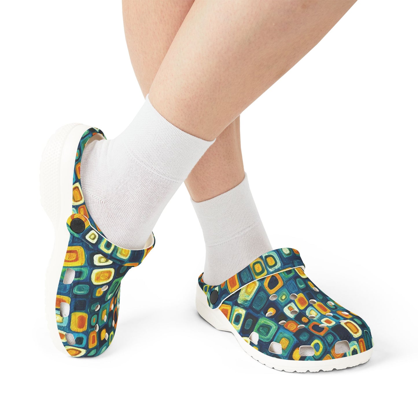 "Soul Mosaic", Foam Rubber Clogs