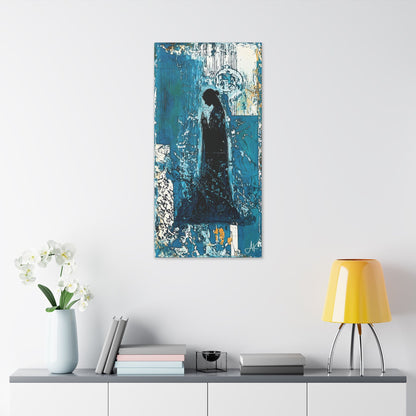 "Behold the Handmaid - Luke 1:38", Stretched Classic Canvas Fine Art Print