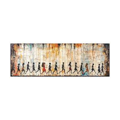 "Lockstep: Diversity Without Difference", Fine Art Matte Canvas, Stretched, 1.25"