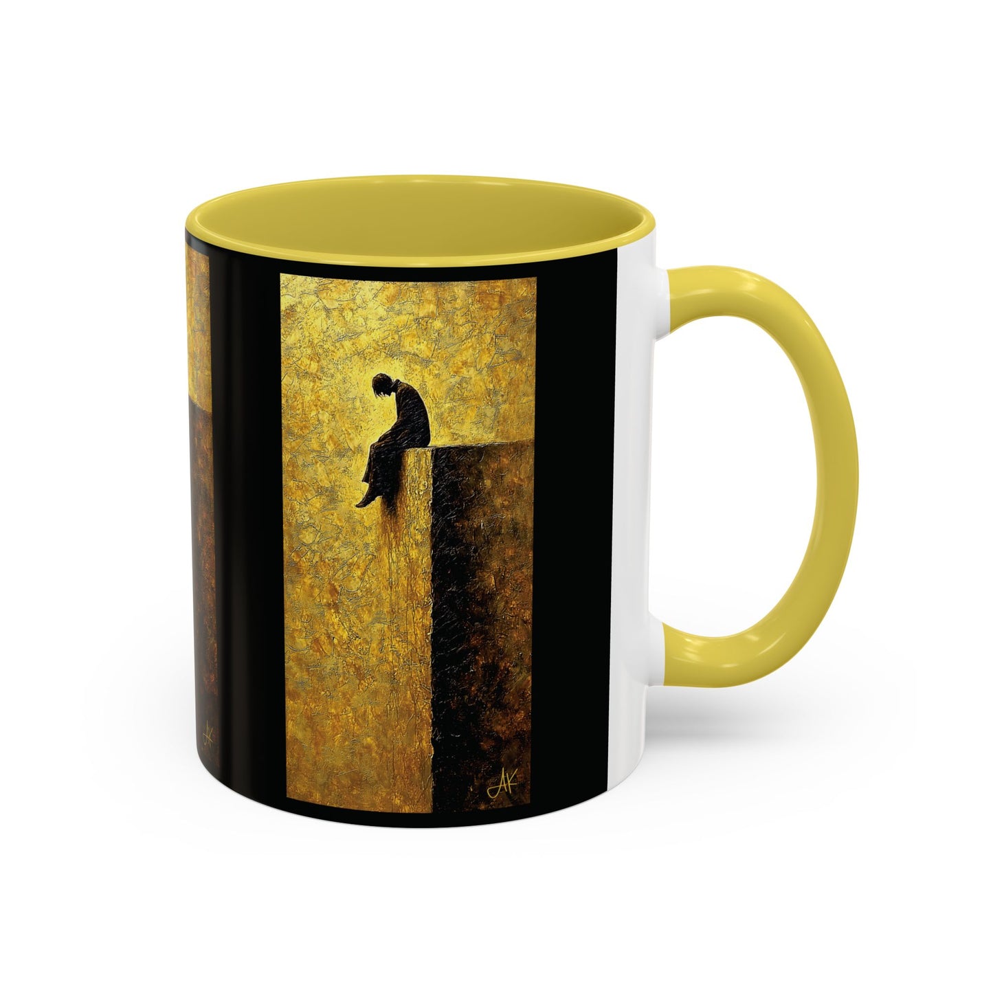 "In Darkest Hour He Is With Me", Colorful Mugs (11oz, 15oz)