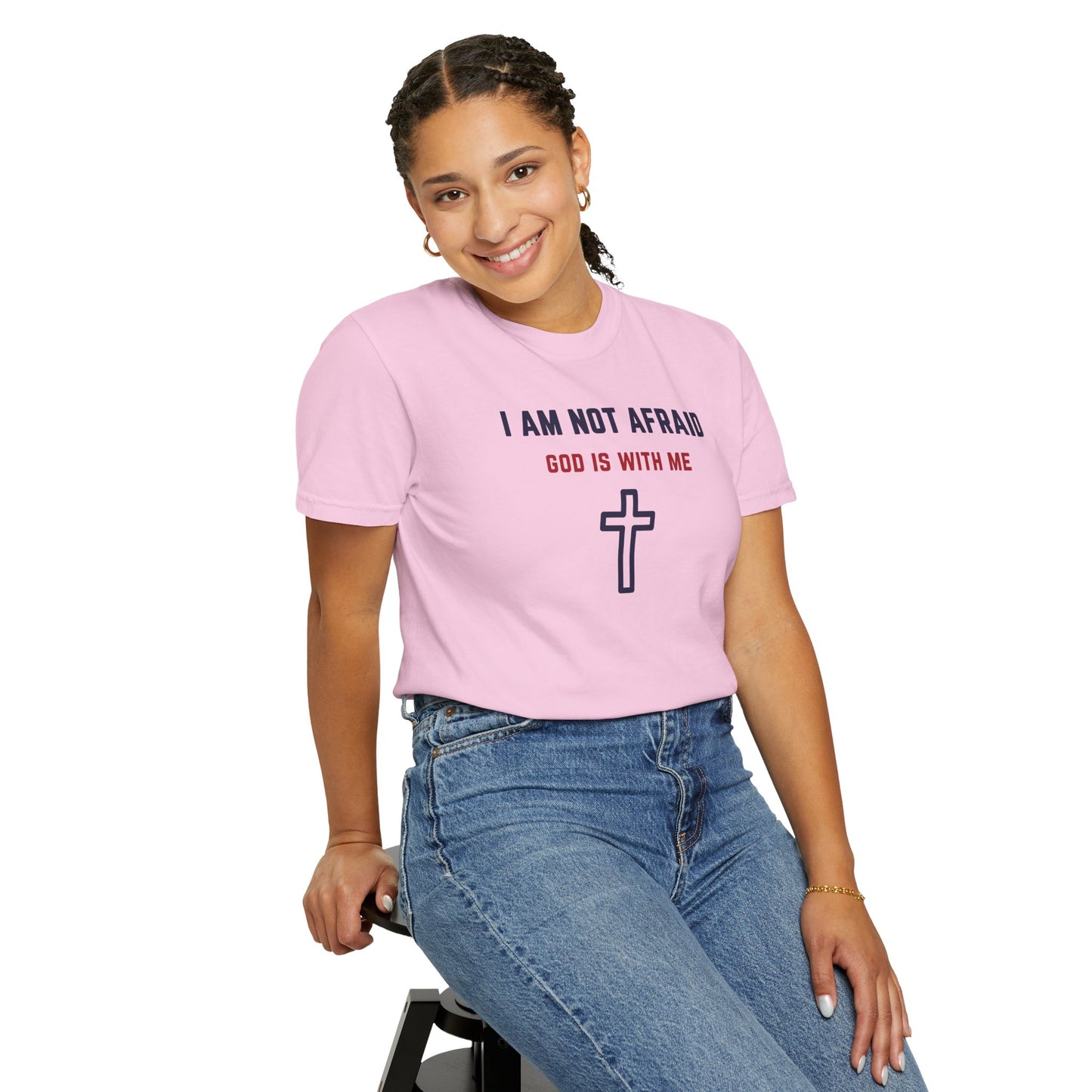 "I am not Afraid", Unisex T-shirt (Light Colors)