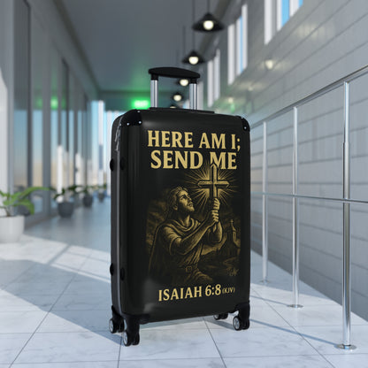 "Isaiah 6:8 (KJV)", Suitcases (Void Black)