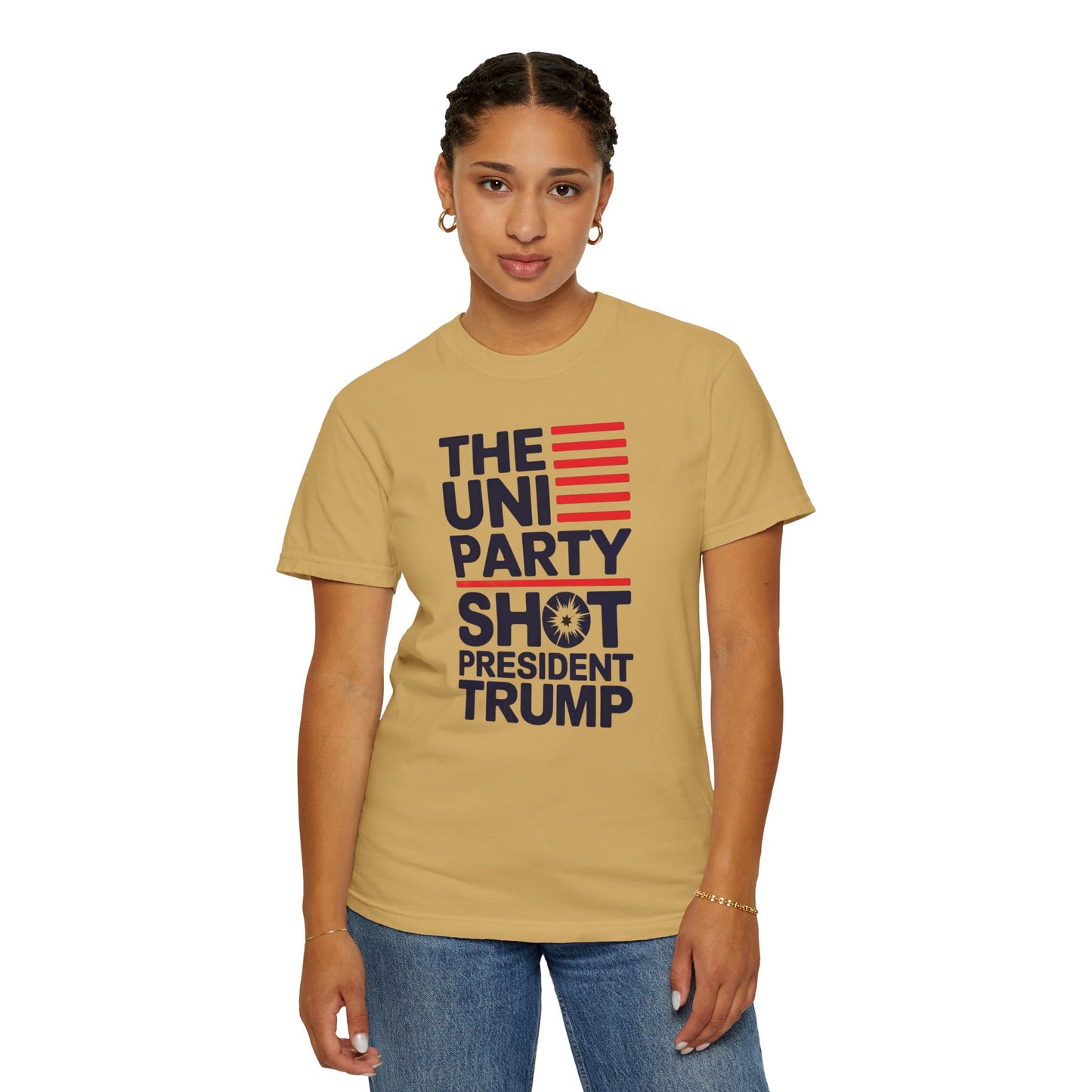 "The Uniparty Shot President Trump" #01, Unisex T-shirt