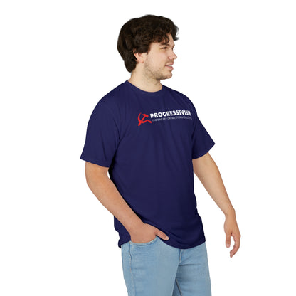 "Progressivism - Enemy of Western Civilization", Unisex Tee (Obsidian Blue)