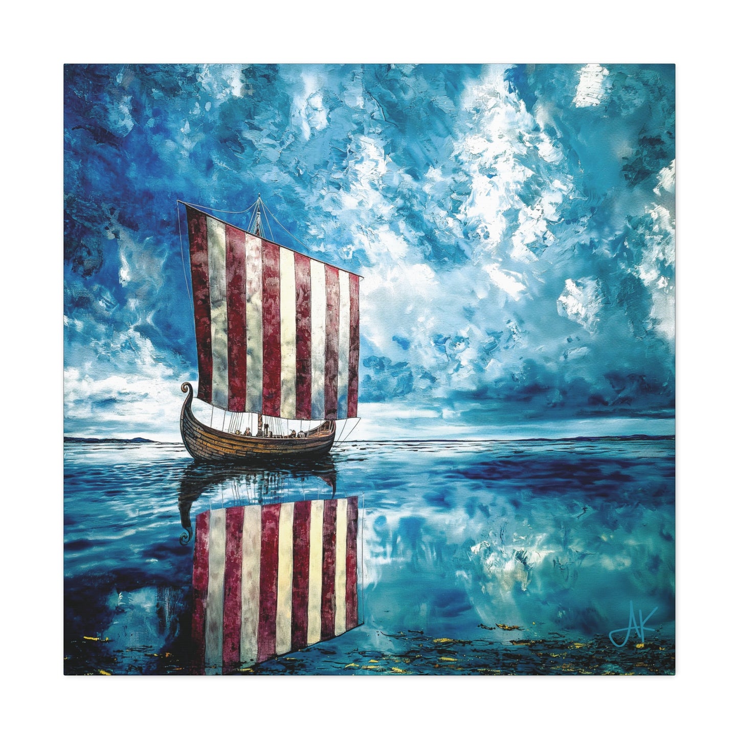 "First Keel at Cille Pheadair", Fine Art Matte Canvas, Stretched, 1.25"