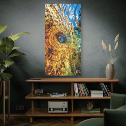 "Tide Hollow – Eye of the Coast", Fine Art Matte Canvas, Stretched, 1.25"