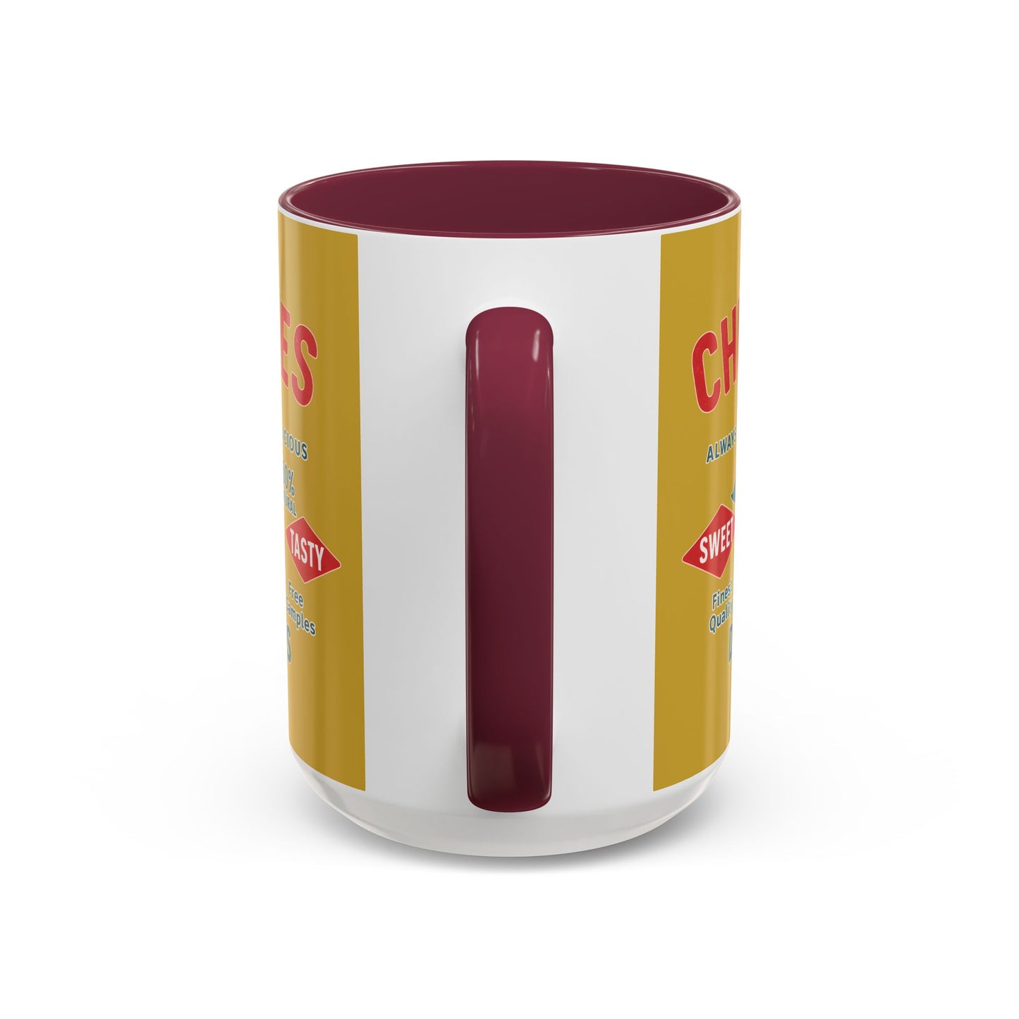 "Delicious Cherries", Colorful Mugs (11oz, 15oz) (Forgelight Gold)