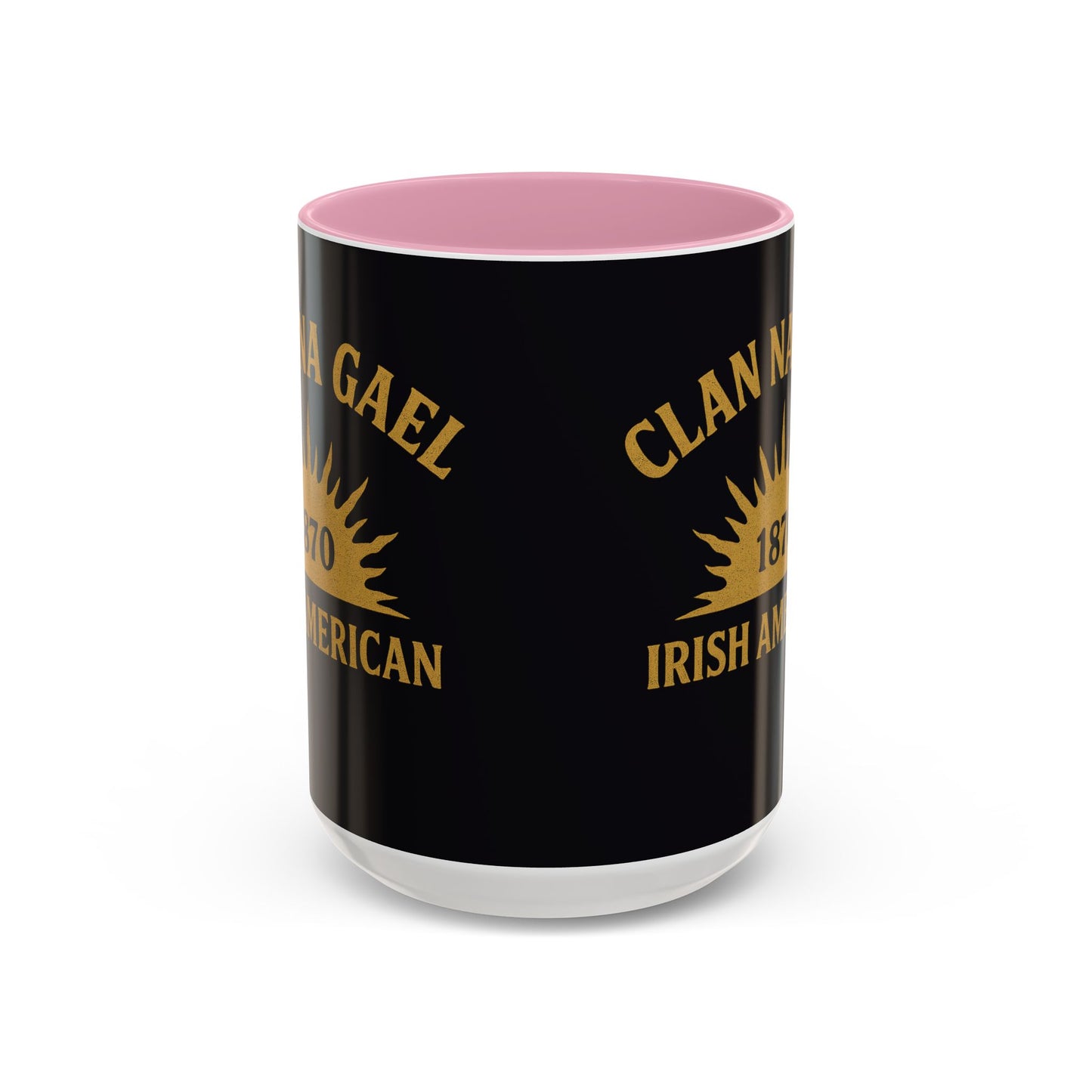 "Clan na Gael - Irish American", Colorful Mugs (11oz, 15oz) (Raven Black)