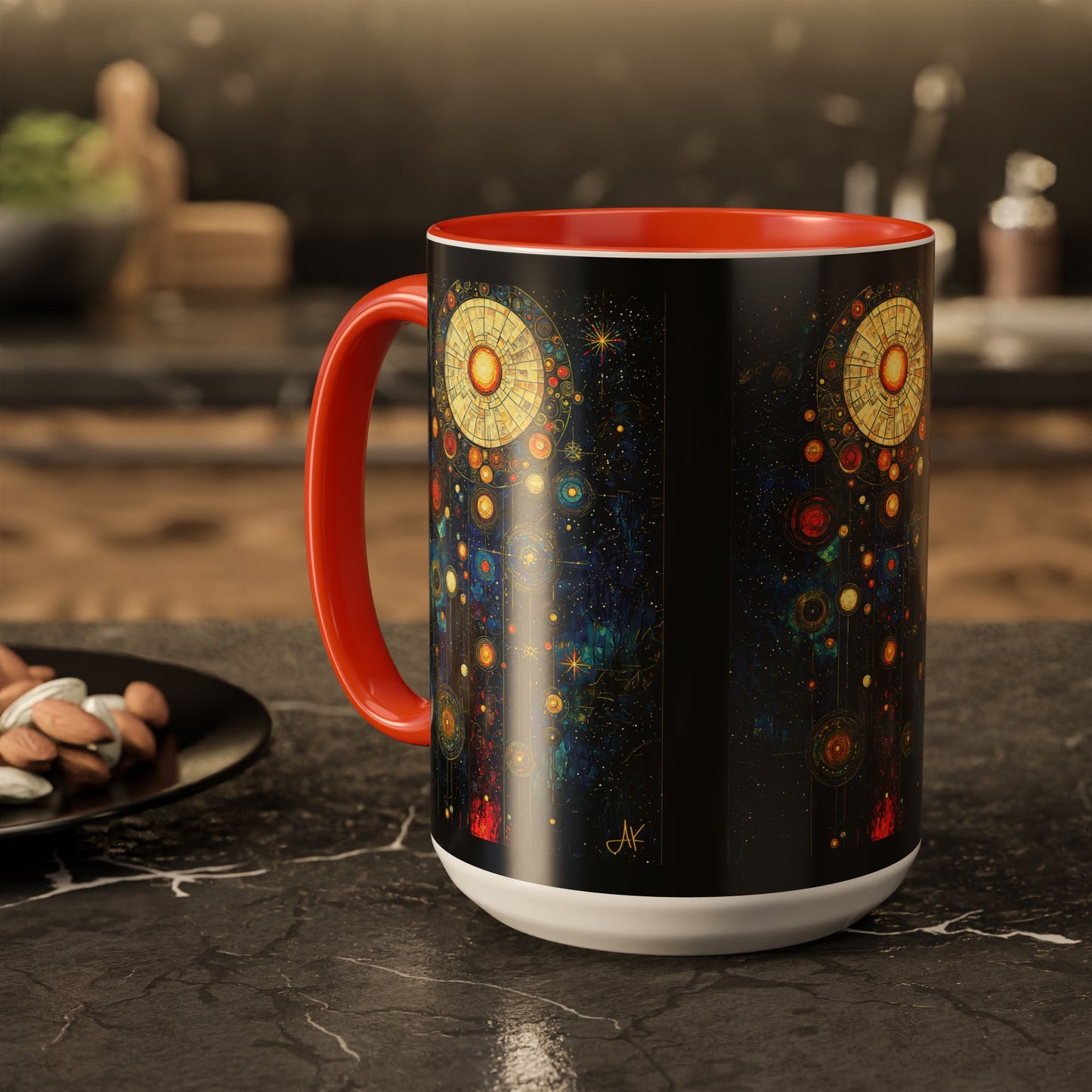 "Ancient Connection to God", Colorful Mugs (11oz, 15oz)