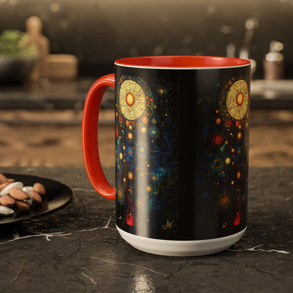 "Ancient Connection to God", Colorful Mugs (11oz, 15oz)