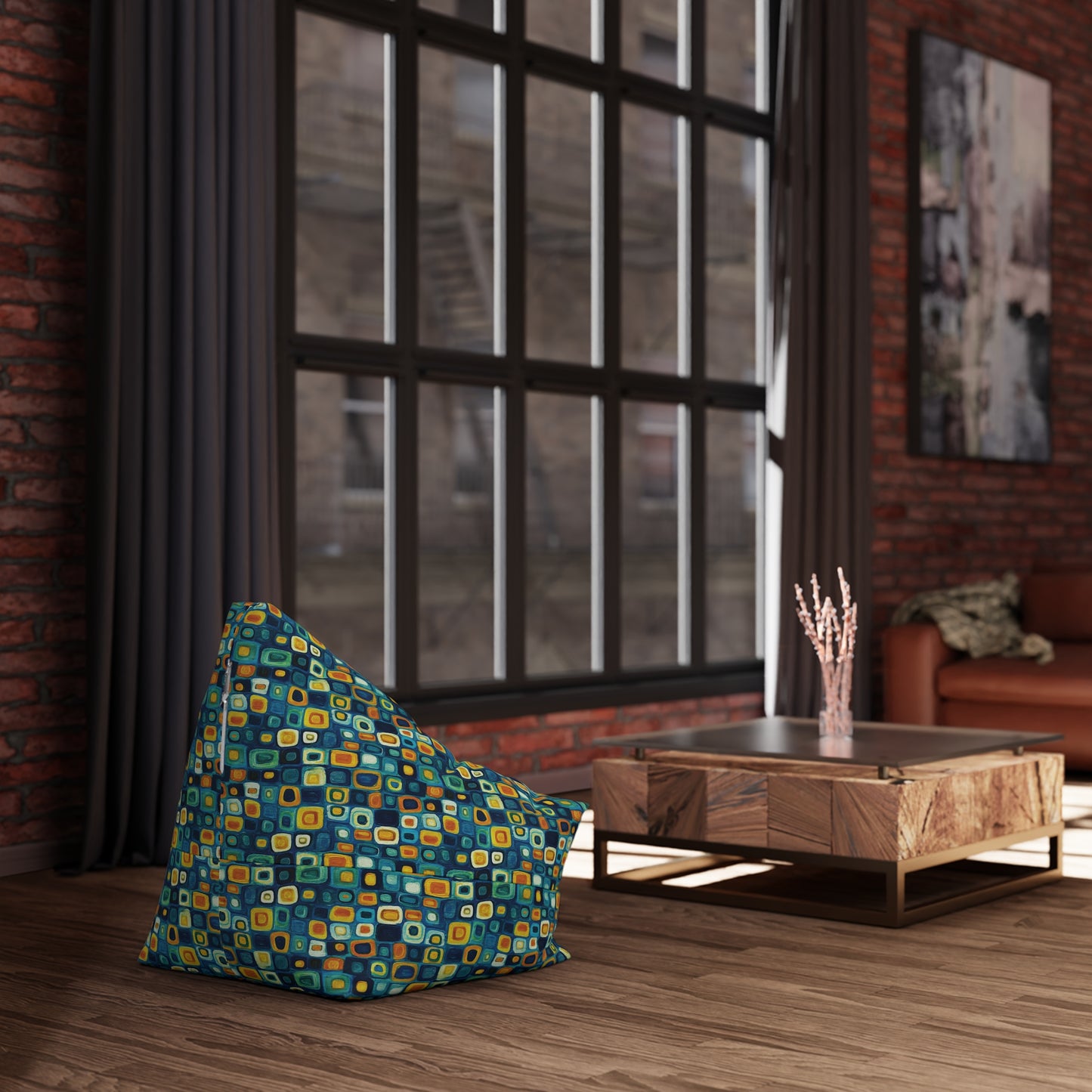 "Soul Mosaic", Bean Bag Chair Cover