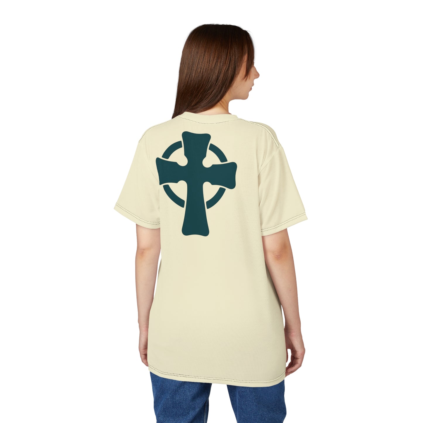 "Retro Jesus", Unisex T-shirt (Silken Tofu)