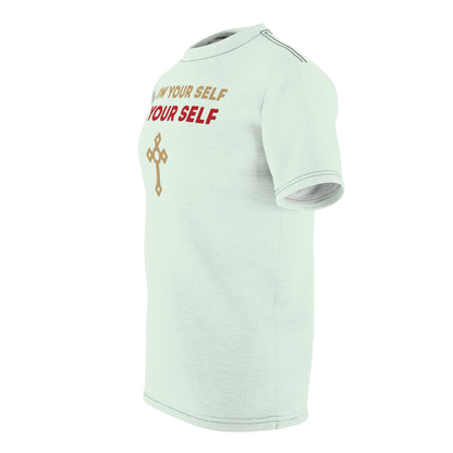 "Know Your Self", Unisex T-shirt (Spring Mint)