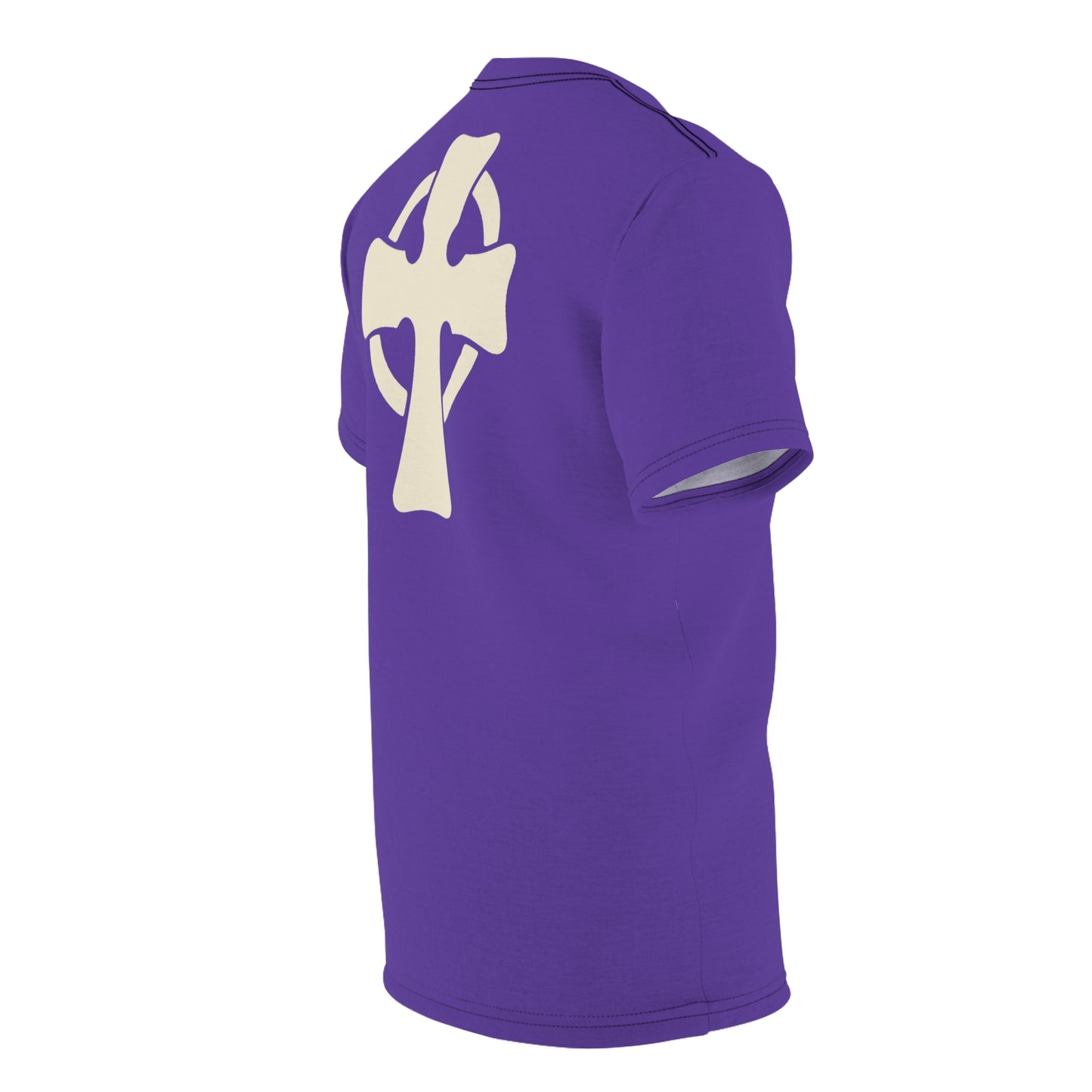 "Retro Jesus", Unisex T-shirt (Purple Heart)