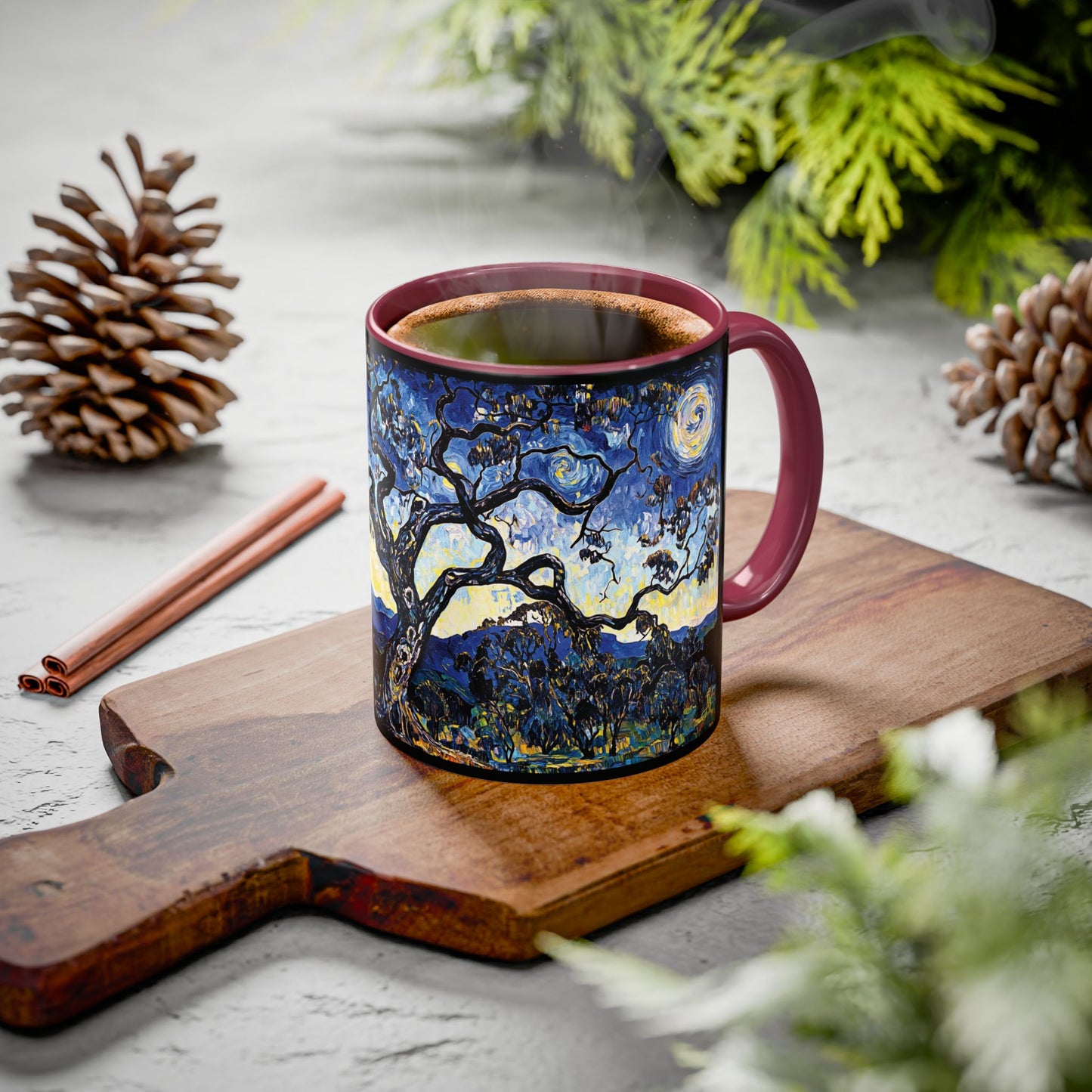 "Crann na Beannachd (Gaelic) - Tree of Blessing (English)", Colorful Mugs (11oz & 15oz)