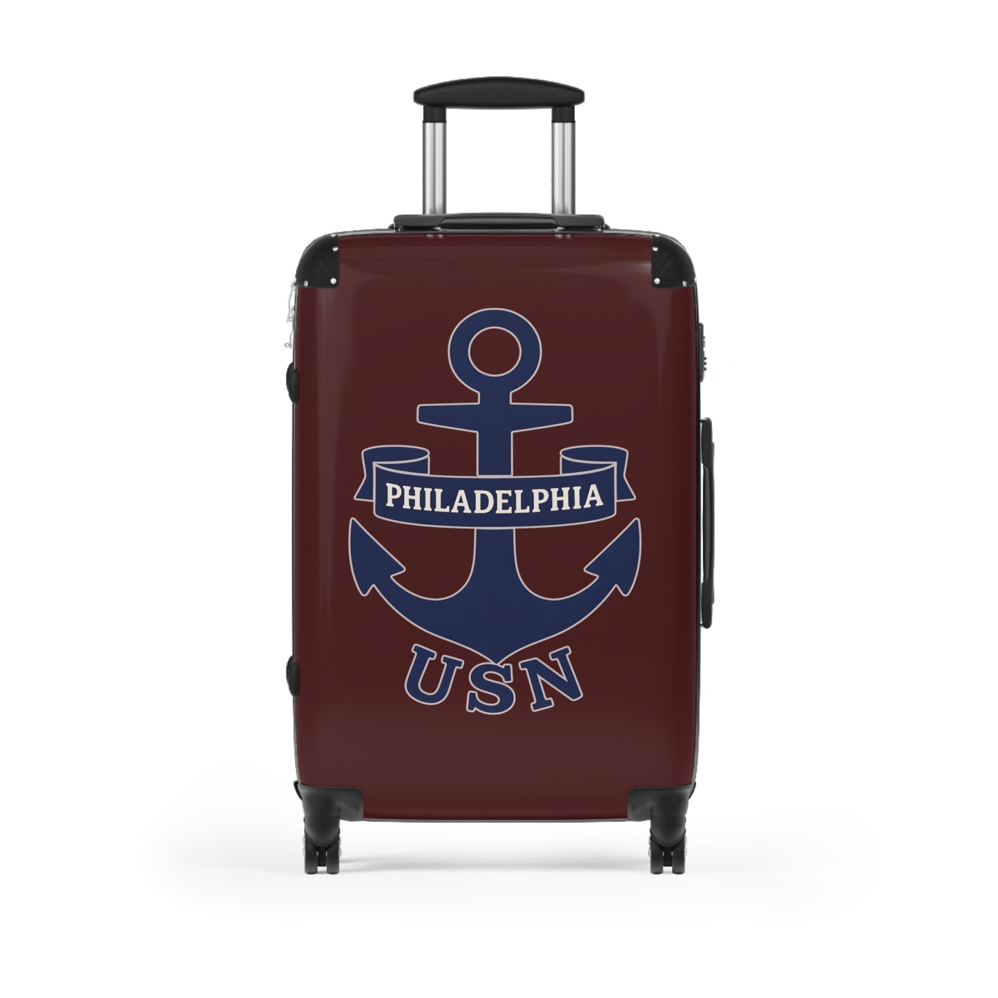 "USN Anchor", Suitcase (Pastel Red)