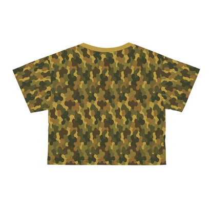"SASR Day-Ops Camouflage", Crop Tee (SASR Yellow Collar)