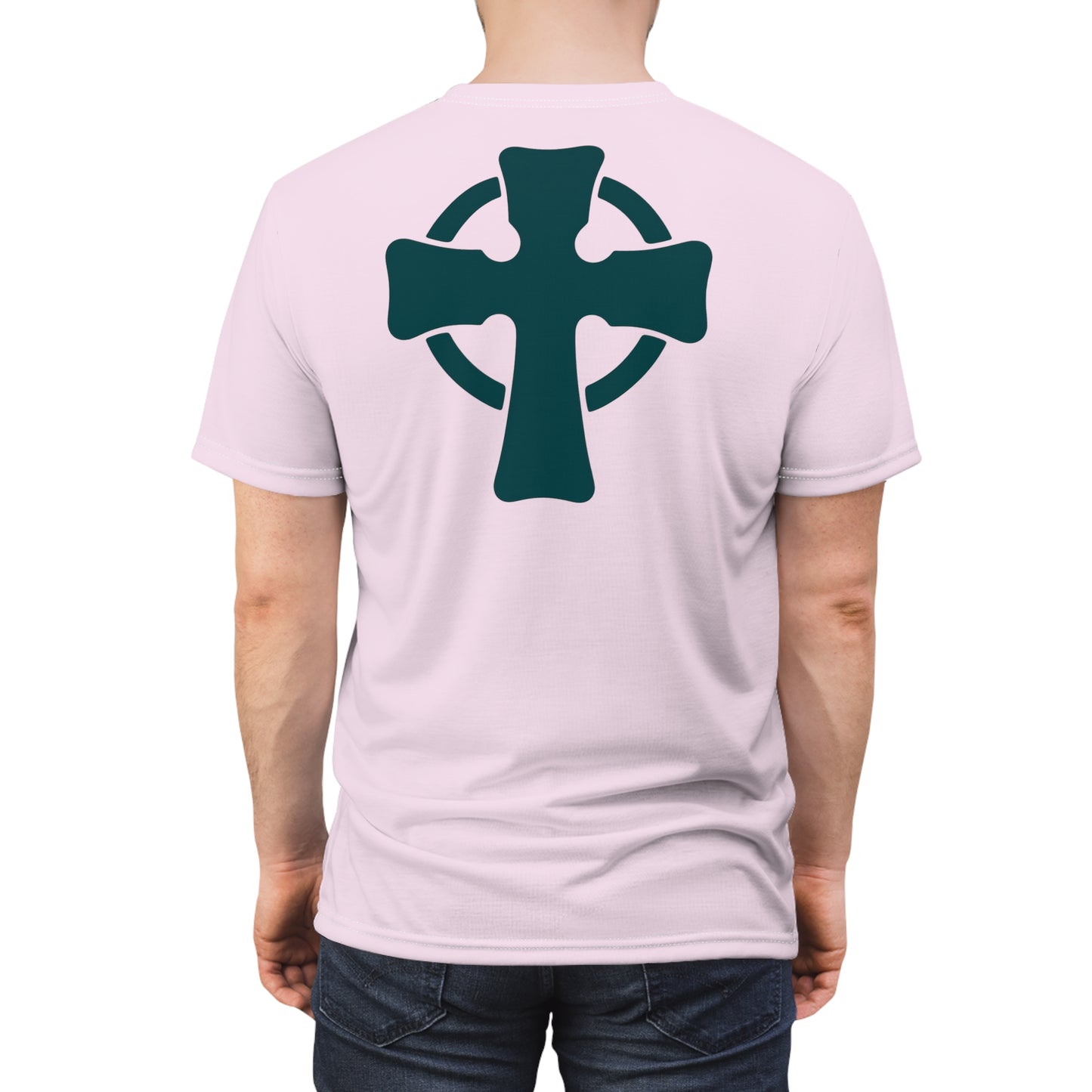 "Retro Jesus", Unisex T-shirt (Cherry Pearl)