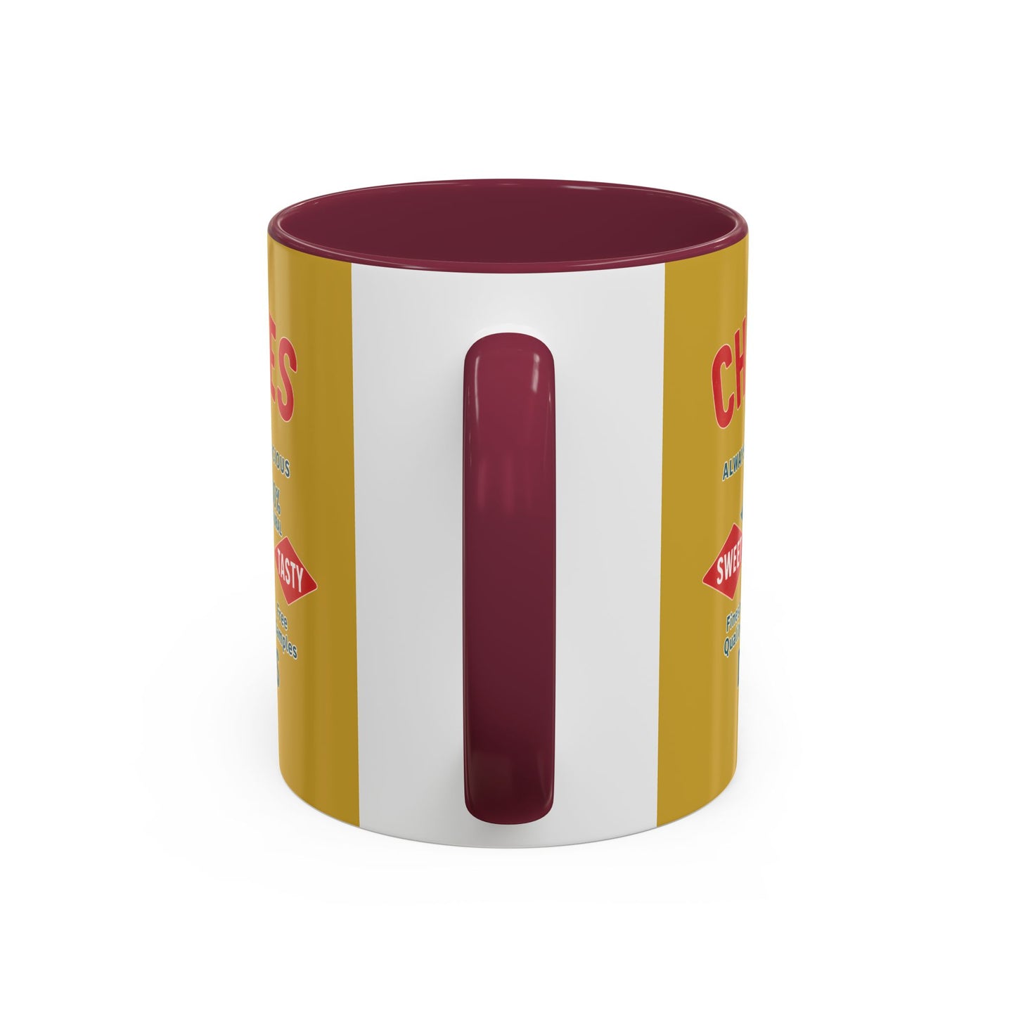 "Delicious Cherries", Colorful Mugs (11oz, 15oz) (Forgelight Gold)