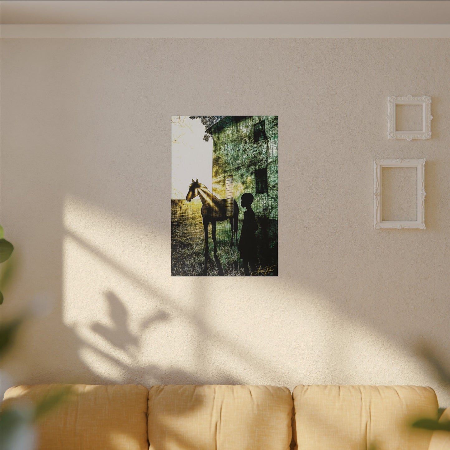 "The Back Paddock", Matte Canvas Fine Art Print