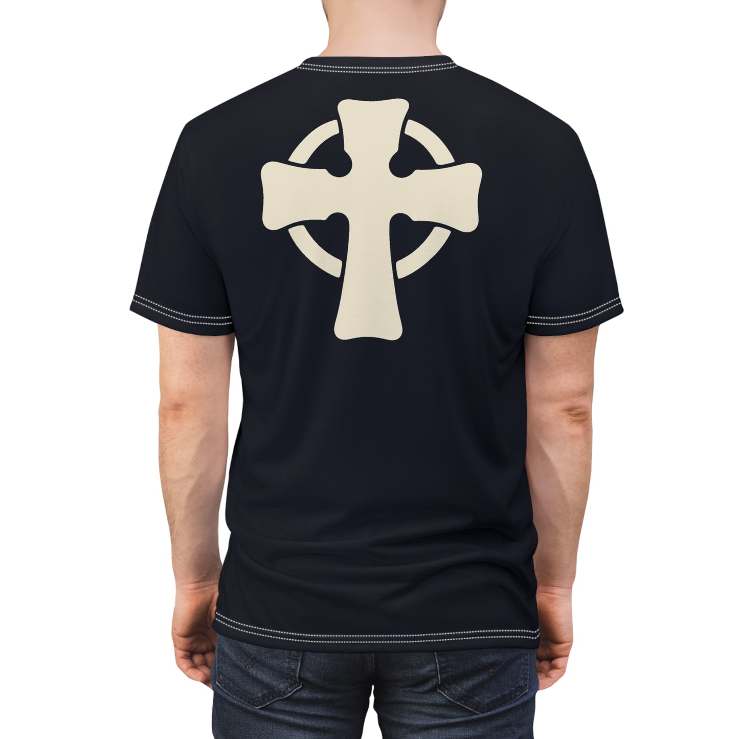 "Retro Jesus", Unisex T-shirt (Black Denim)