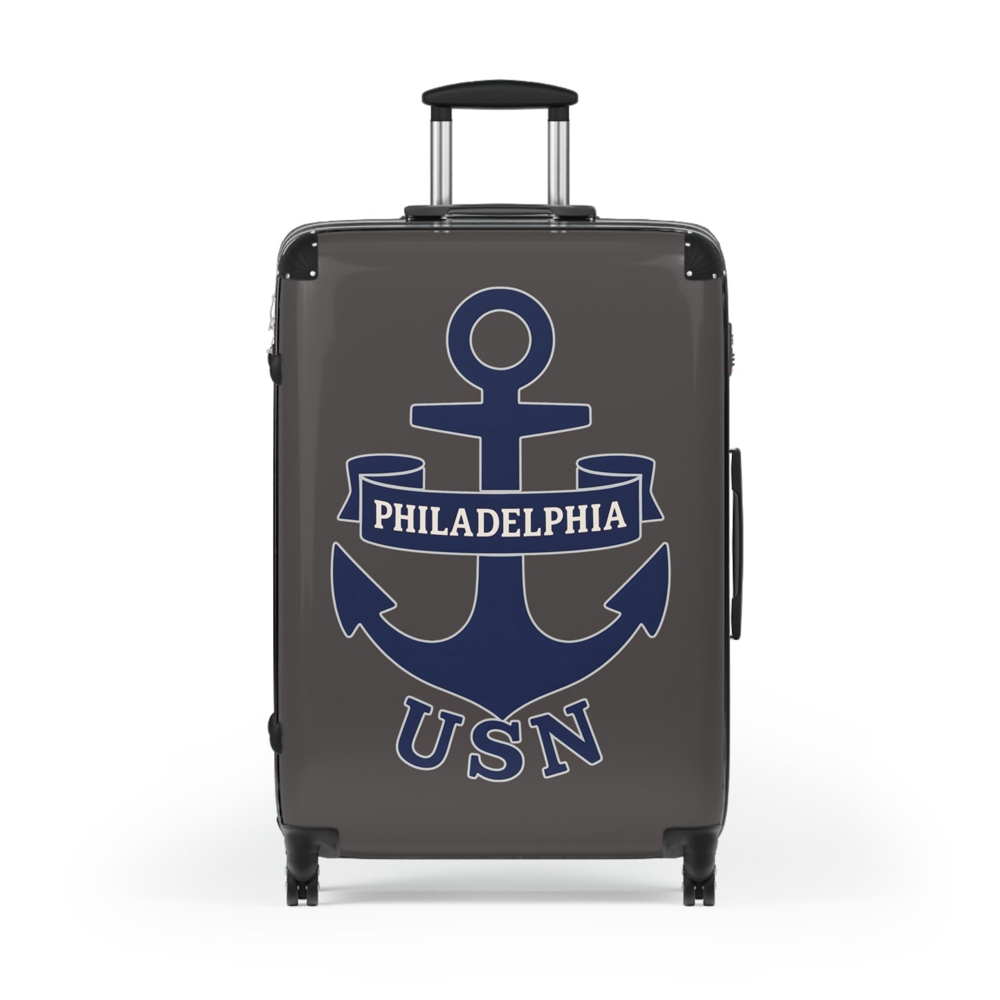 "USN Anchor", Suitcase (Wolf Grey)