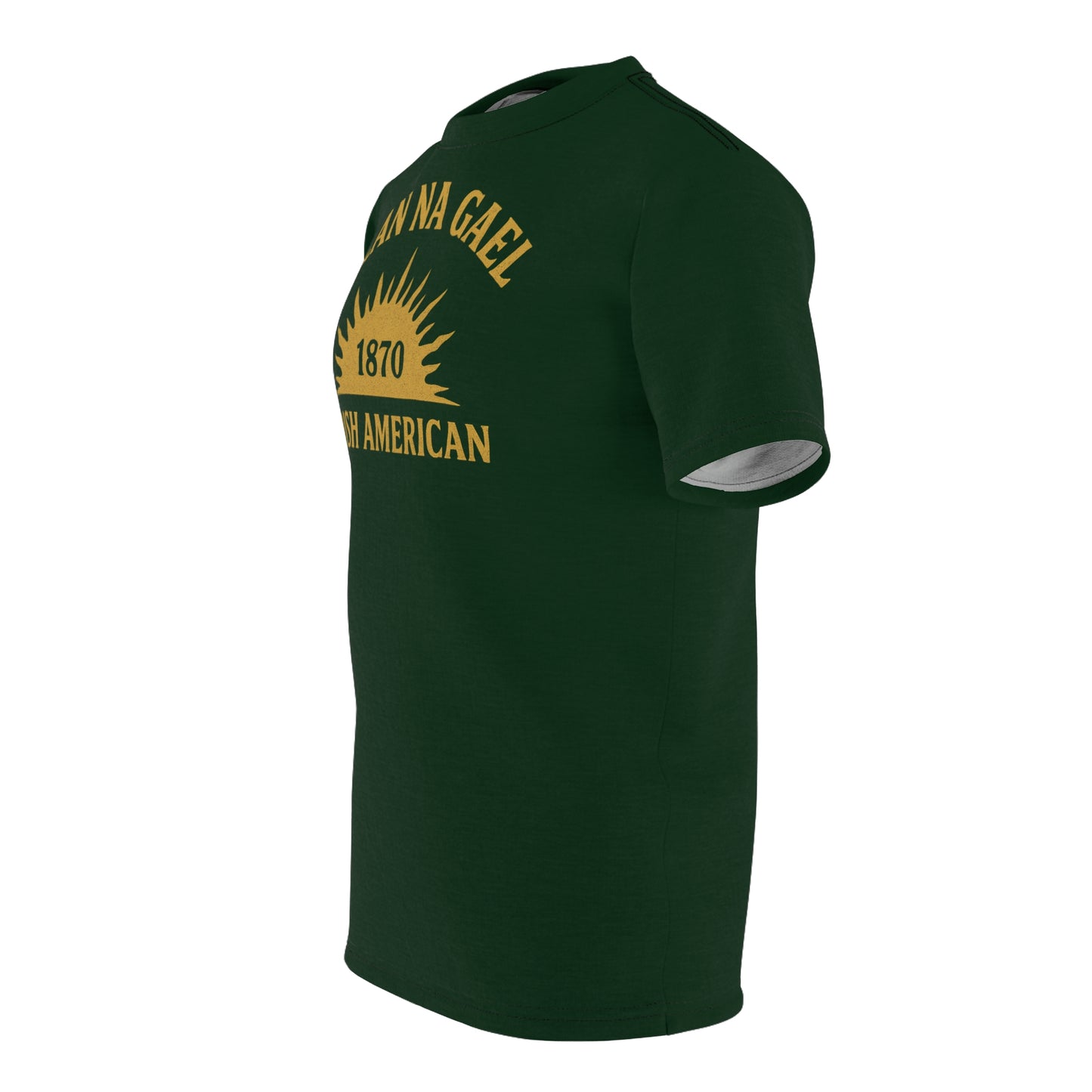 "Clan na Gael - Irish American", Unisex T-shirt (Fenian Green)