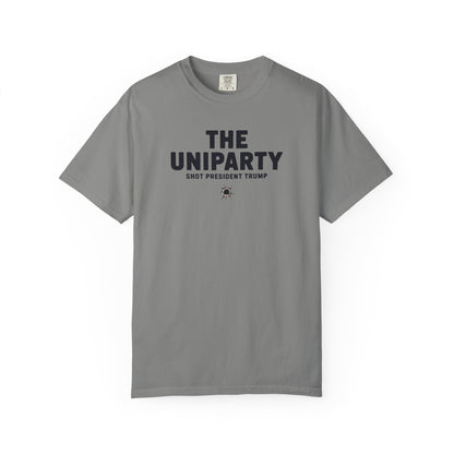 "The Uniparty Shot President Trump" #02, Unisex T-shirt