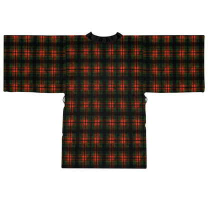 "Kilmor Brieve Tartan", Long Sleeve Kimono Robe