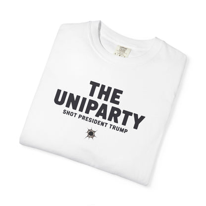 "The Uniparty Shot President Trump" #02, Unisex T-shirt