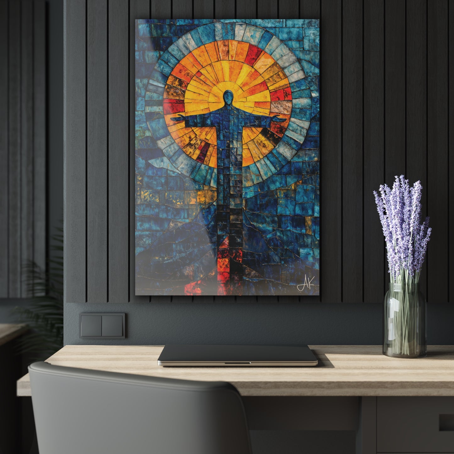 "Alpha and Omega - Revelation 22:13", Fine Art Acrylic Wall Prints (French Cleat Hanging)
