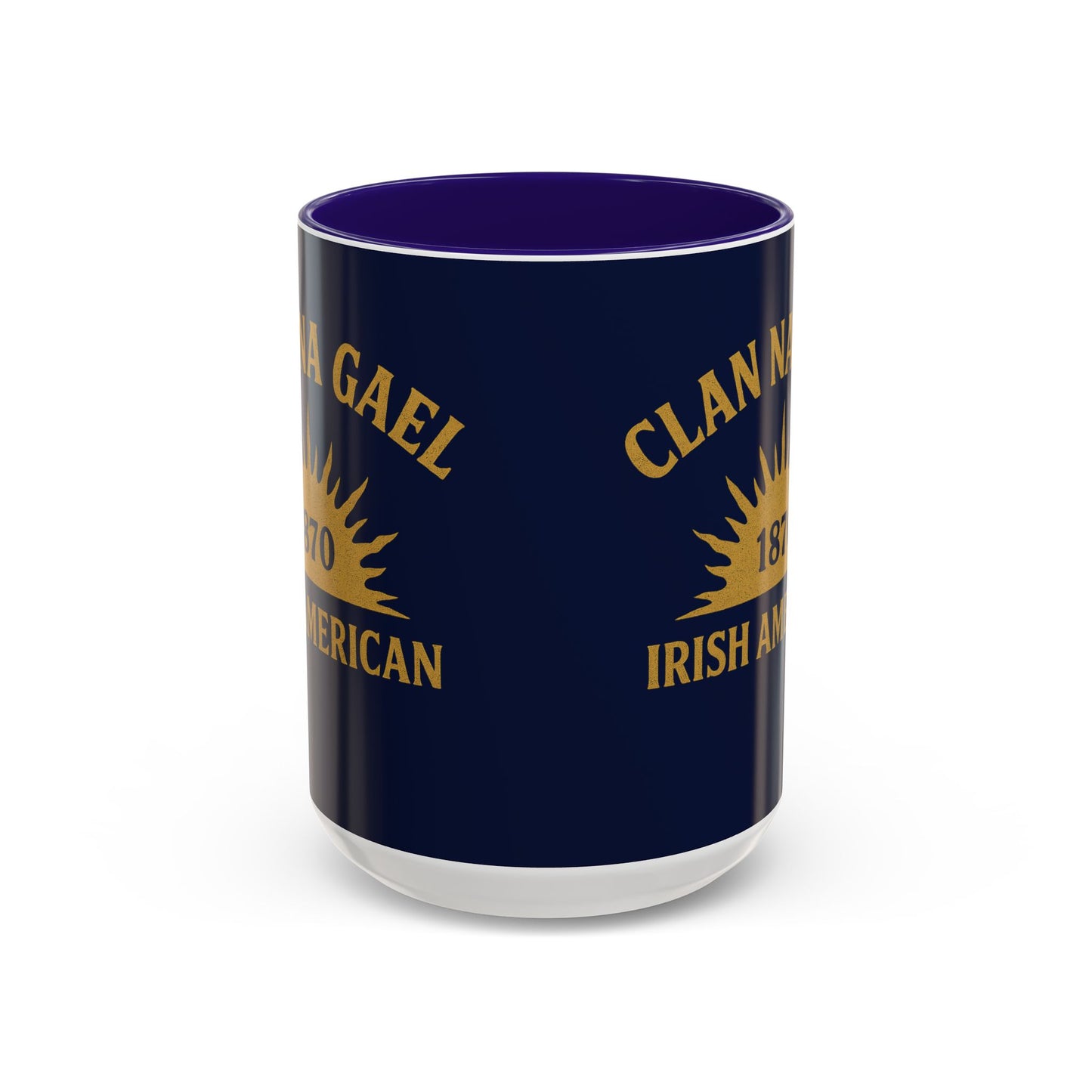 "Clan na Gael - Irish American", Colorful Mugs (11oz, 15oz) (Mariana Blue)